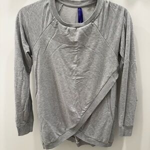 Seraphine Maternity and breasfeeding Gray Women's Top/ sweater size small